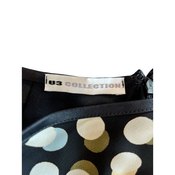 Skirt U3 COLLECTION Women's Colored Circle  Ivory, Black, Blue, Green Sz… - Picture 5 of 8